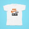 Nuke Iraq Just Do It Logo Tshirt