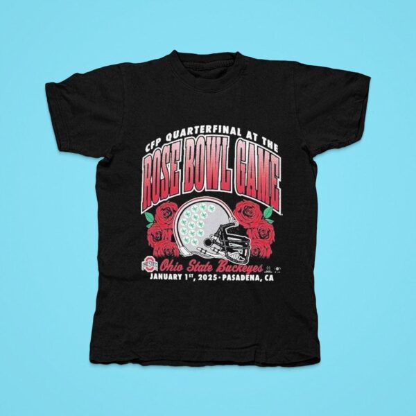 Ohio State Buckeyes College Football Playoff Rose Bowl Pasadena Ca Tshirt