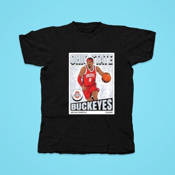 Ohio State Buckeyes Men S Basketball Micah Parrish Ico Tshirt