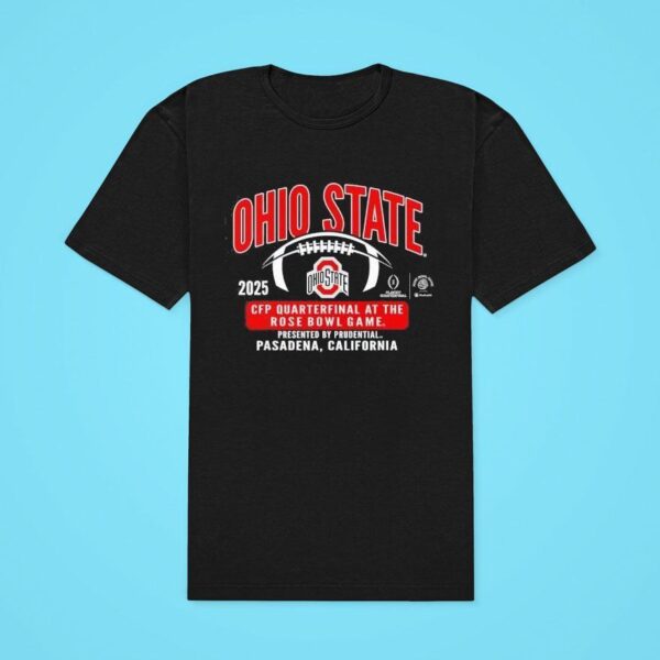 Ohio State Buckeyes Rose Bowl Cfp Quarterfinal At The Rose Bowl Game Presented By Prudential Classic Tshirt