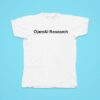 Openai Research Tshirt