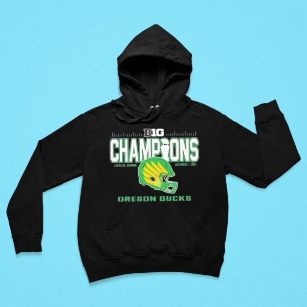 Oregon Ducks Big Champions Lucas Oil Stadium Hoodie