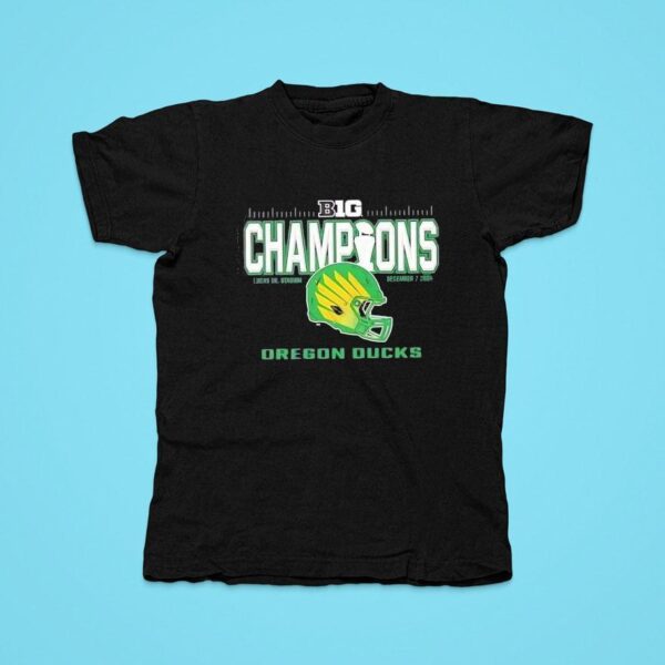 Oregon Ducks Big Champions Lucas Oil Stadium Tshirt