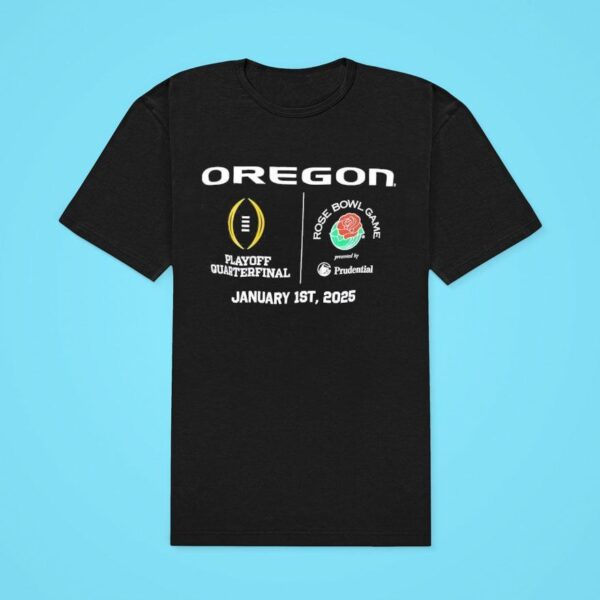 Oregon Ducks Playoff Quarterfinal Rose Bowl Game Classic Tshirt