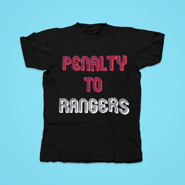 Penalty To Rangers Tshirt