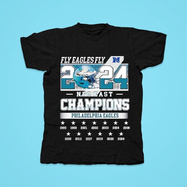 Philadelphia Eagles Fly Eagles Fly Nfc East Champions Tshirt