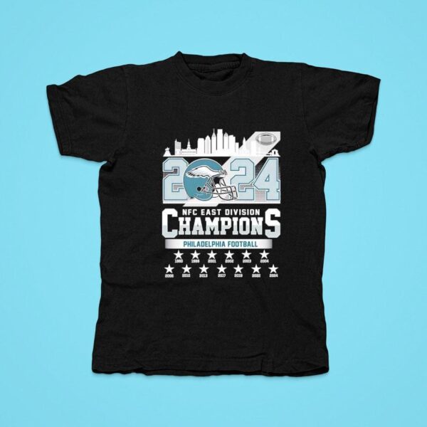 Philadelphia Football Nfc East Division Champions Tshirt