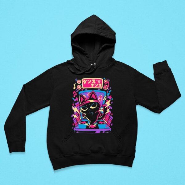 Pixel Eyebat Cat Cat Revolution Hoodie