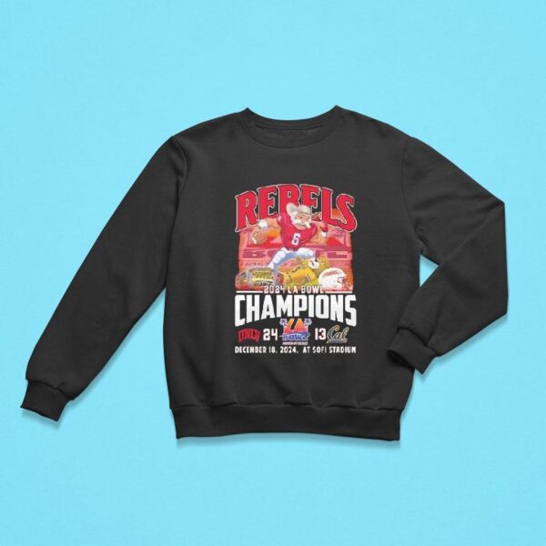 Rebels La Bowl Champions Unlv Beat California Golden Bears Sweatshirt