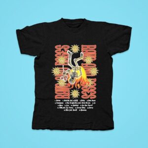 Rema Rave Roses Skeleton Sun Tshirt