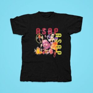 Retro S Rapper Aap Rocky Tshirt