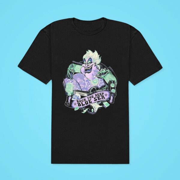 Rock The Deep Blue Sea Ursula Flotsam And Jetsam From The Little Mermaid Classic Tshirt