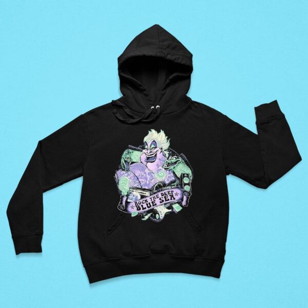 Rock The Deep Blue Sea Ursula Flotsam And Jetsam From The Little Mermaid Hoodie