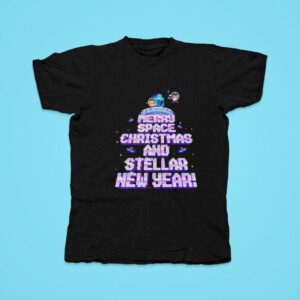 Rollercoin Space Christmas And Stellar New Year Tshirt