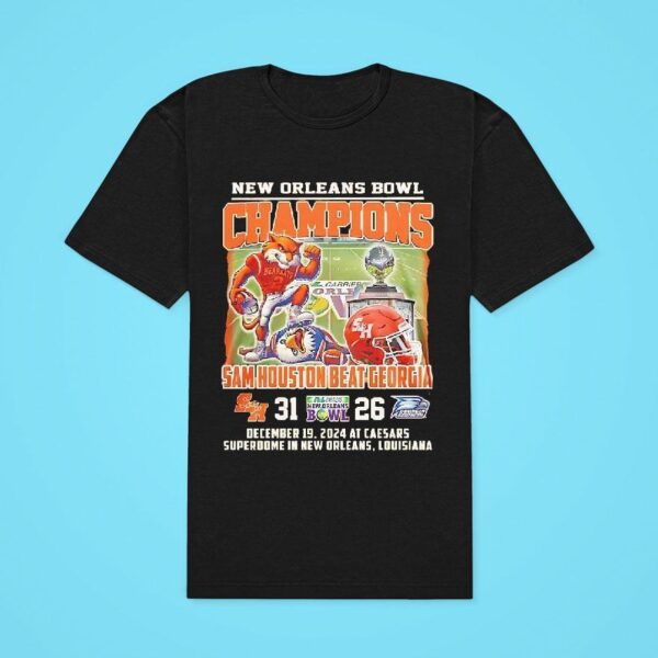 Sam Houston Bearcats New Orleans Bowl Champions Classic Tshirt