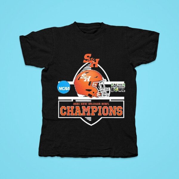 Sam Houston Bearkats Football Defeated Georgia Southern Eagles Football Matchup To Win The New Orleans Bowl Champions Ncaa Division Tshirt