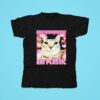 Save The Environment Eat Plastic Cat Cute Silly Kitty Meme Tshirt