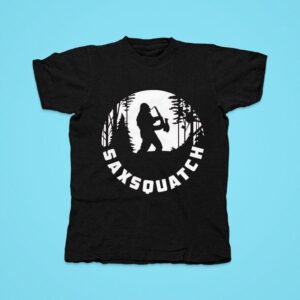 Saxsquatch Bigfoo Tshirt