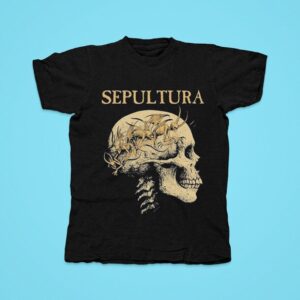 Sepultura Klash Of The Titans Tour Skull Tshirt