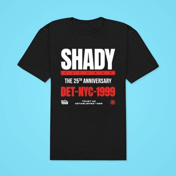 Shady Records Th Anniversary Det Nyc Classic Tshirt