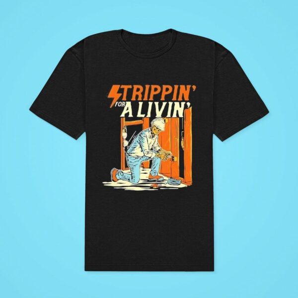 Skeleton Strippin For A Livin Classic Tshirt