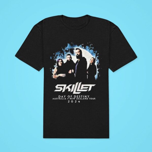 Skillet Day Of Destiny Australia New Zealand Tour Classic Tshirt