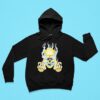 Skull Babbitt Skeleton Hands Middle Finger Hoodie