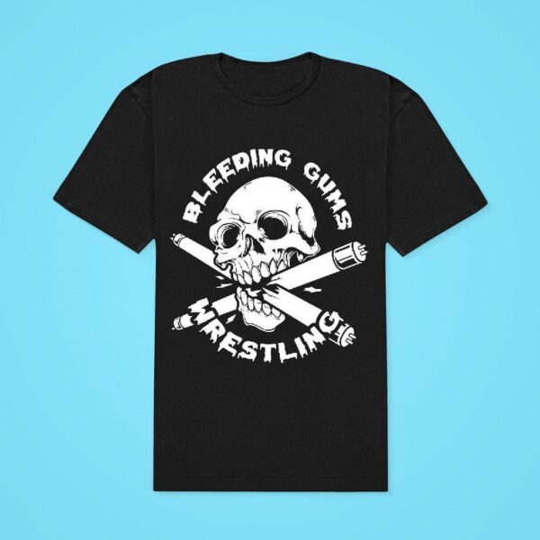 Skull Bleeding Gums Wrestling Classic Tshirt