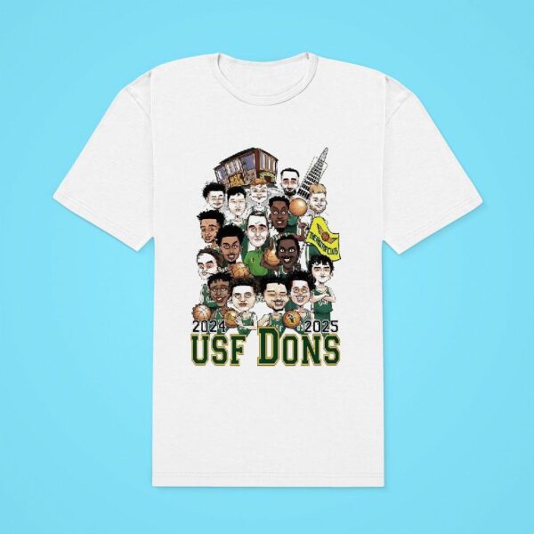 South Florida Bulls Men S Basketball Usf Dins Caricature Classic Tshirt