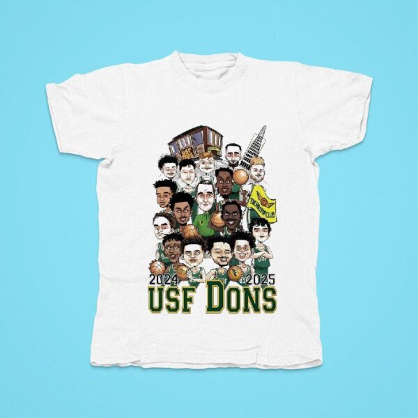 South Florida Bulls Men S Basketball Usf Dins Caricature Tshirt