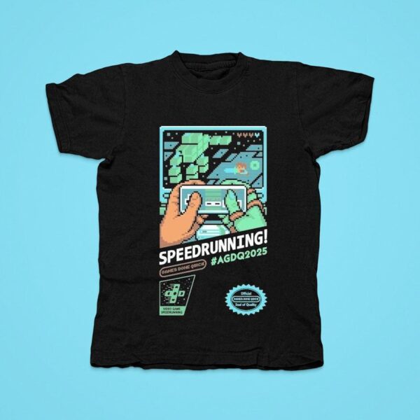 Speedrunning Games Done Quick Agdq Tshirt