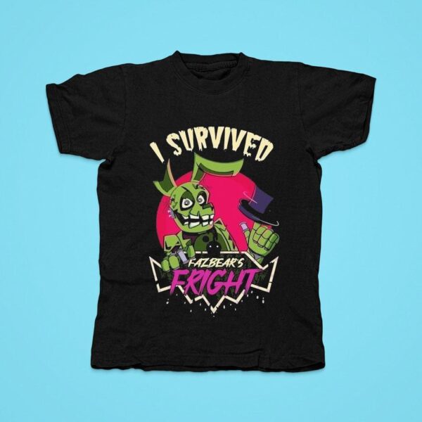 Spring Trap I Survived Fazbear S Fright Five Nights At Freddy S Tshirt