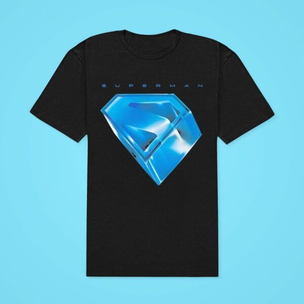 Superman Movie Stylized S Shield Classic Tshirt