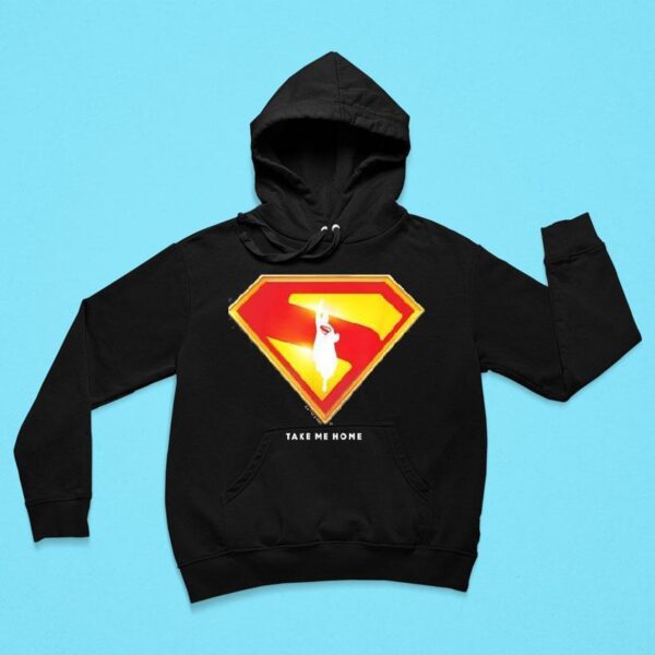 Superman Movie Take Me Home Shield Hoodie