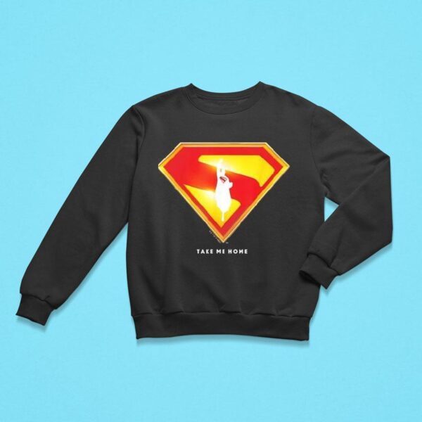 Superman Movie Take Me Home Shield Sweatshirt