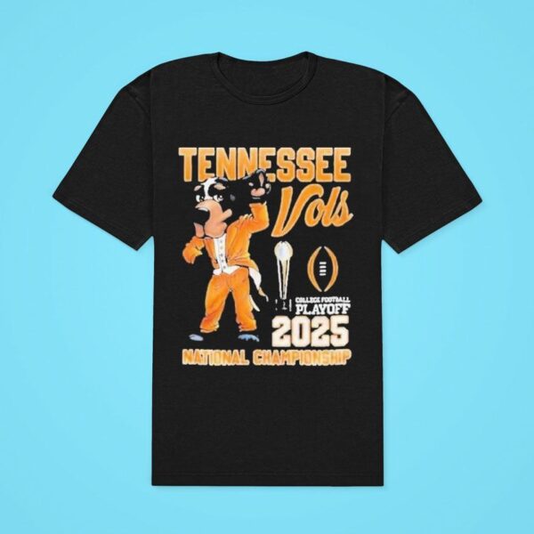 Tennessee Volunrs Are All In National Championship College Football Playoff Masco Classic Tshirt