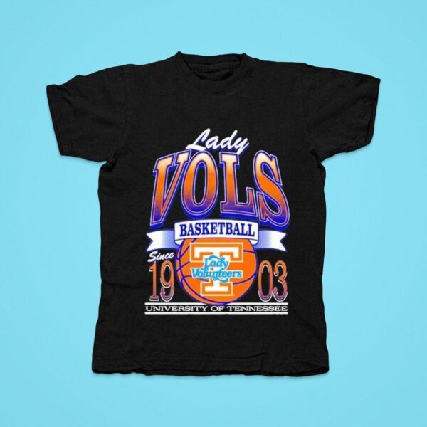 Tennessee Volunrs Lady Vols Basketball University Of Tennessee Since Tshirt