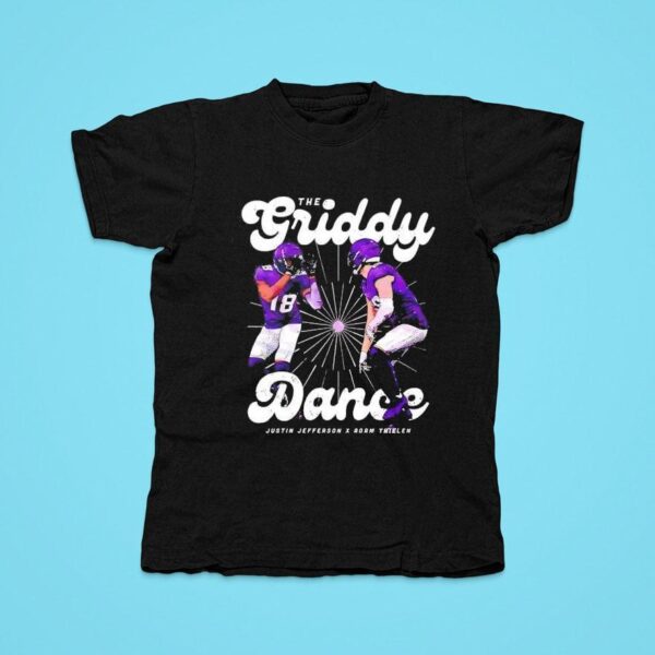 The Griddy Dance Justin Jefferson X Adam Thielen Tshirt