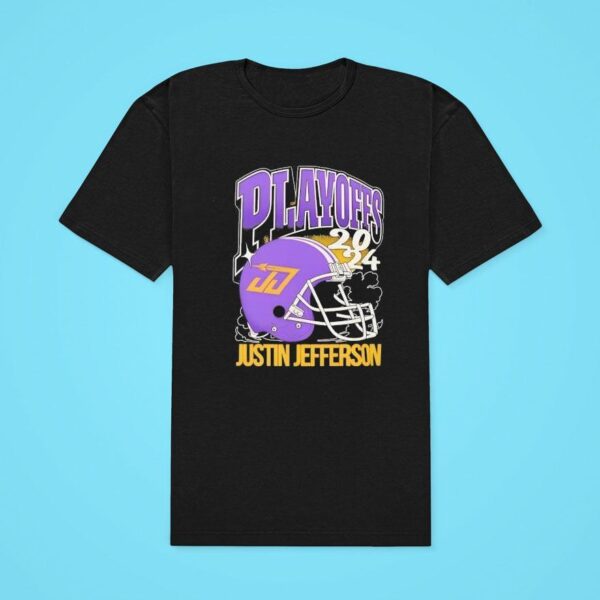 The Silencer Justin Jefferson Minnesota Vikings Playoffs Classic Tshirt