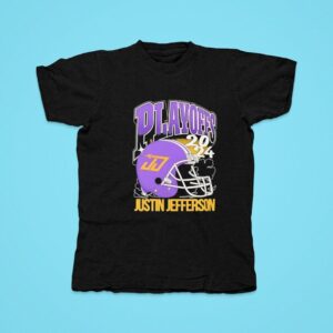 The Silencer Justin Jefferson Minnesota Vikings Playoffs Tshirt