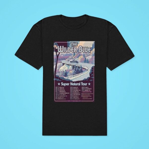 The Wilder Blue Dec Jan Blue Super Natural Tour Classic Tshirt