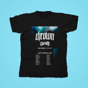 Thrown Uarials North America Tour Tshirt