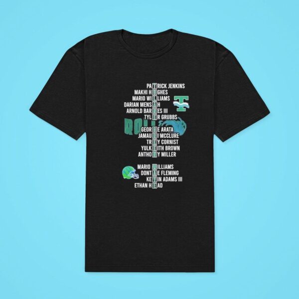 Tulane Green Wave All Names Of Legends Gasparill Bowl Champions Classic Tshirt