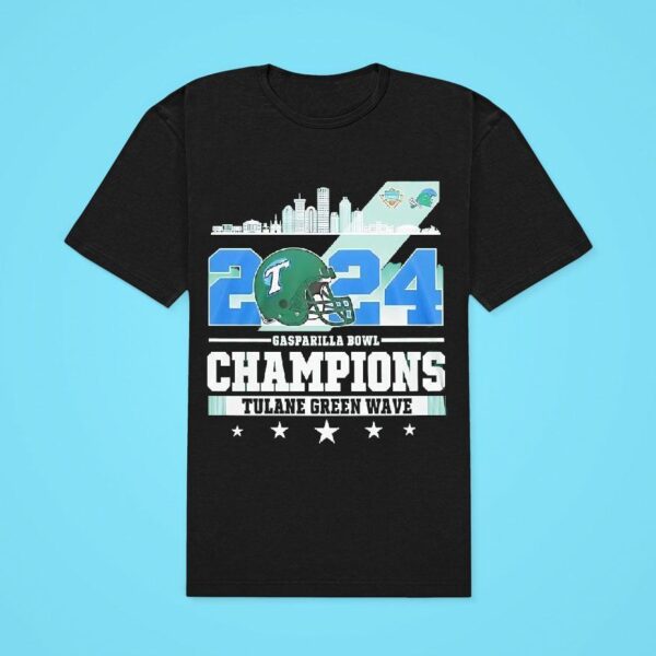 Tulane Green Wave Gasparilla Bowl Champions Classic Tshirt