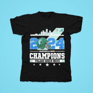 Tulane Green Wave Gasparilla Bowl Champions Tshirt