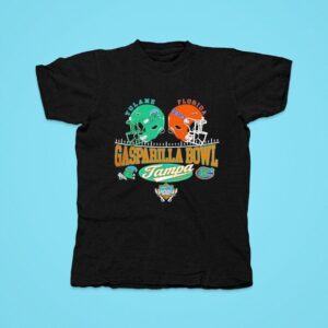 Tulane Green Wave Vs Florida Gators Gasparilla Bowl Head To Head Tshirt