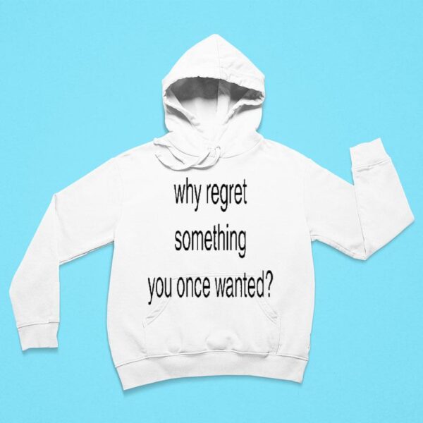 Why Regret Something You Once Wanted Hoodie