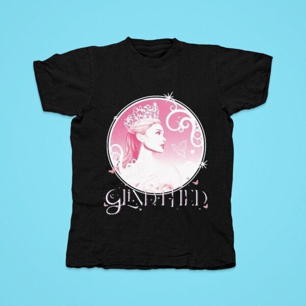 Wicked Glinda Fied Portrait Ariana Grande Tshirt