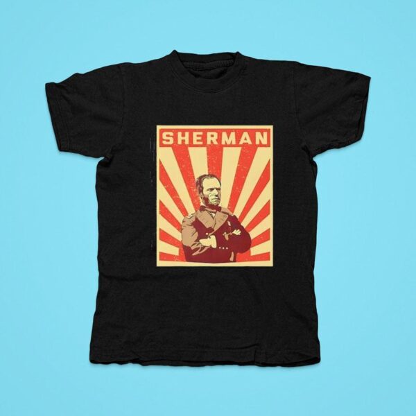 William Tecumseh Sherman Propaganda Tshirt