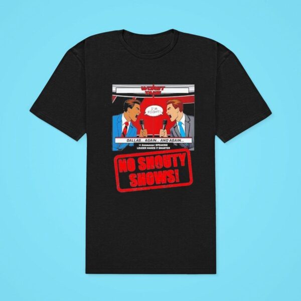 Worst Take Dallas Again And Again No Shouty Shows Comic Classic Tshirt